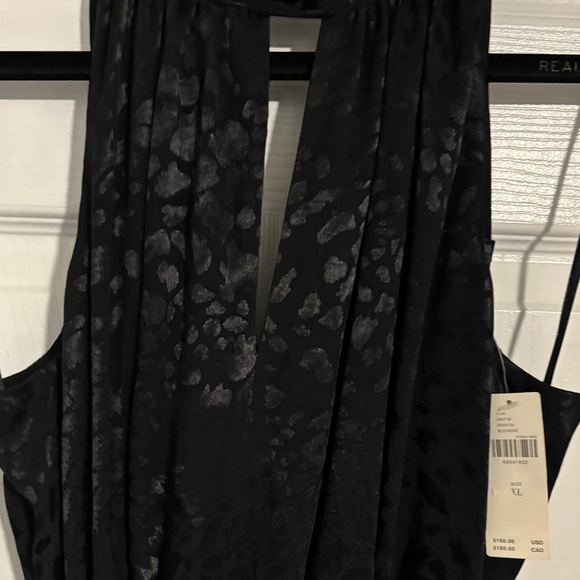 Anthropologie black leopard print dress - Picture 2 of 3